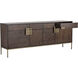 Jade 78.75 X 17.75 inch Antique Brass / Dark Mango Sideboard